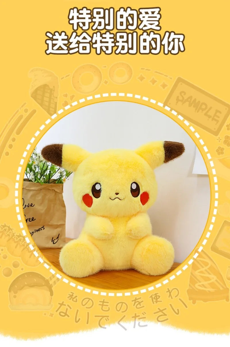 35/45/60CM Pikachu Pokémon Plushie Cartoon Anime Kawaii Peluche Comfortable Soft Doll Cushion Children Room Decoration Toy Gift