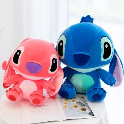 80cm Big Size Disney LILO & Stitch Anime Plush Stuffed Doll Room Plushies Pillow Ornaments Peluche Children's Holiday Gifts