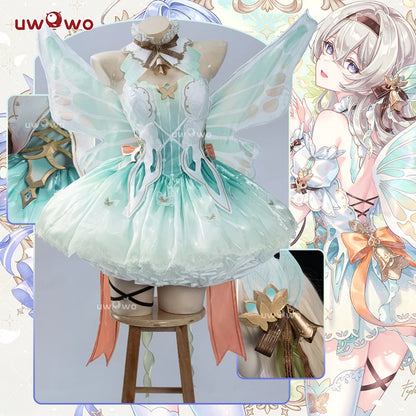 IN STOCK UWOWO Firefly Cosplay Game Honkai Star Rail Fanart Firefly Fairy Princess Cosplay Costume Halloween Costume