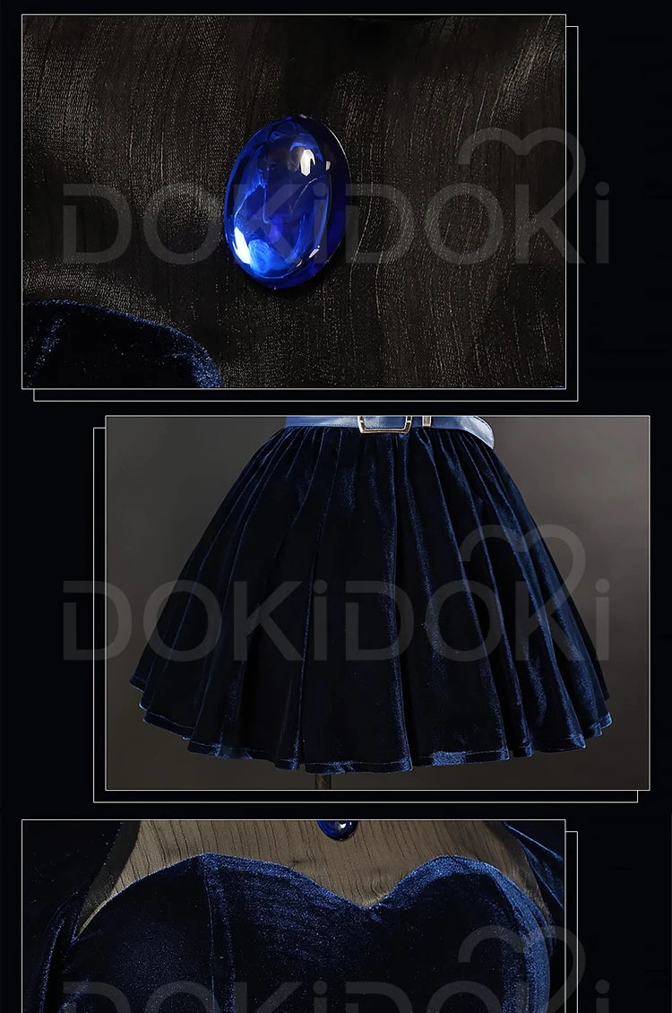 Mizi Cosplay Costume Anime Alien Stage Cosplay【XS-3XL】DokiDoki-R Women Christmas Cute Dress Costume Mizi Cosplay Plus Size