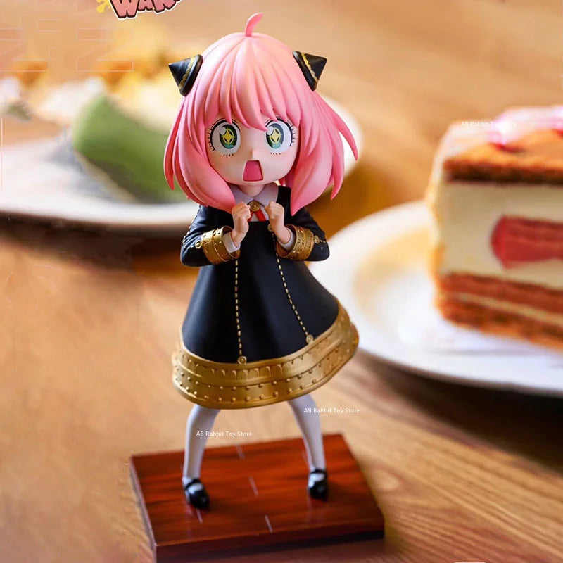 Spy Family Anya Forger Anime Figure Cute Anya Starry Eye 17cm Action Figurine Pvc Statue Collection Model Desk Decora Toy Gift