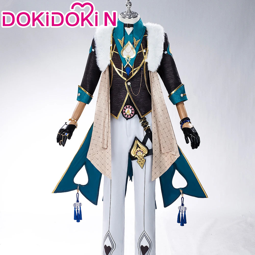 Aventurine Cosplay Costume Game Honkai: Star Rail Cosplay【XS-3XL】 DokiDoki-N Honkai Sha Jin Cosplay Halloween Suit Plus Size