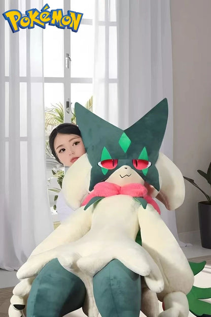 Meowscarada 170CM Plush Presale Big Size Pokemon Plushie Cartoon Anime Ornament Comfortable Soft Doll Children Toy Gift