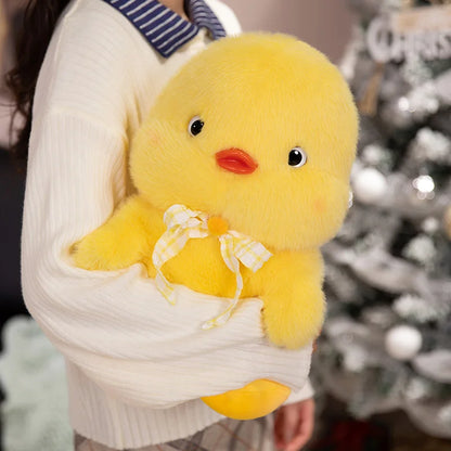 Cartoon Farm Animal Cute Duck Plush Toy Kawaii Plushies Yellow White Baby Duck Soft Doll Birthday Gift For Girl Boy