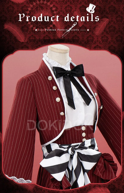 Ciel Phantomhive Cosplay Costume Anime Cosplay DokiDoki-R【XS-3XL】Men Long Costume Ciel Cosplay Plus Size
