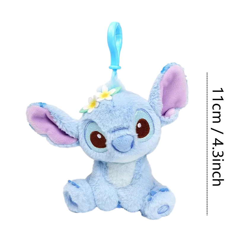 Disney Stitch Angel Toy Story Kawaii Plush Doll Cartoon Anime Stuffed Toy Keychain Pendant Toys Birthday Gift For Kids Boys Girl