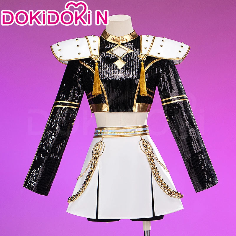 【Last Batch】IN STOCK Zoeyy Miraa Rumii Cosplay Costume【XS-3XL】DokiDoki-N Golden Costume Zoeyy Miraa Rumii Cosplay Plus Size