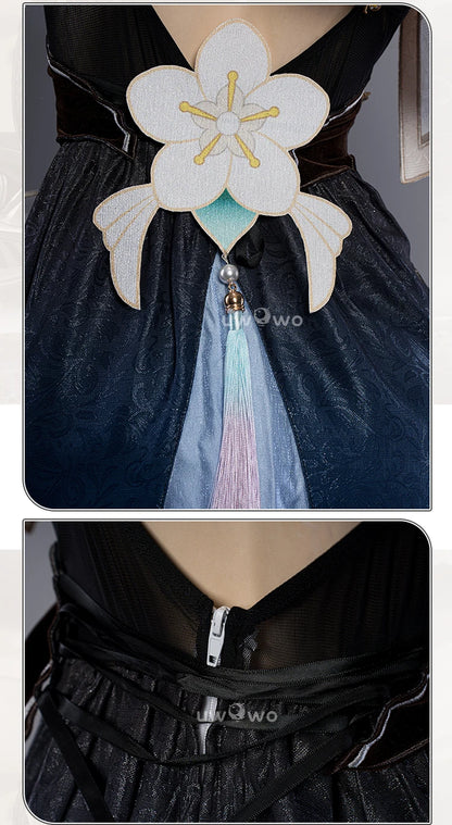 PRE SALE UWOWO Ruan Mei Cosplay Honkai Star Rail Fanart Ruan Mei Ruanmei Qipao Ver. Cosplay Costume Halloween Costume