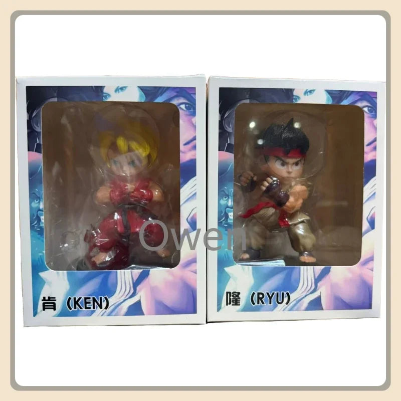 15cm Anime Game Street Fighter Ryu Figurine Ken Masters Action Figure PVC Statue Collection Model Birthday Decoration Toys Gifts