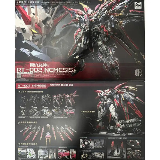 In Stock NEMESIS Infinite Dimension 1/100 Strategic Revenge Titan Action Figure RT-002 Scale Assembly Model Toys Gift