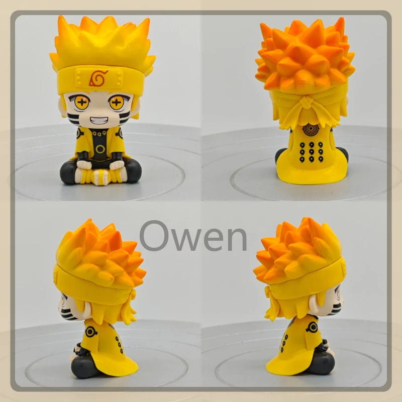 Popular Big Head Anime Naruto Shippūden Figurine Uchiha Itachi Action Figure PVC Q Version Collection Model Decoration Toy Gift