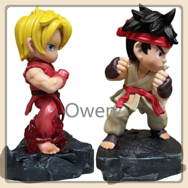 15cm Anime Game Street Fighter Ryu Figurine Ken Masters Action Figure PVC Statue Collection Model Birthday Decoration Toys Gifts