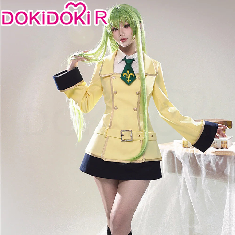 IN STOCK C / Kallenn Cosplay Costume Anime Cosplay DokiDoki-R Lelouchh C Cosplay Women Cute School Uniform Costume