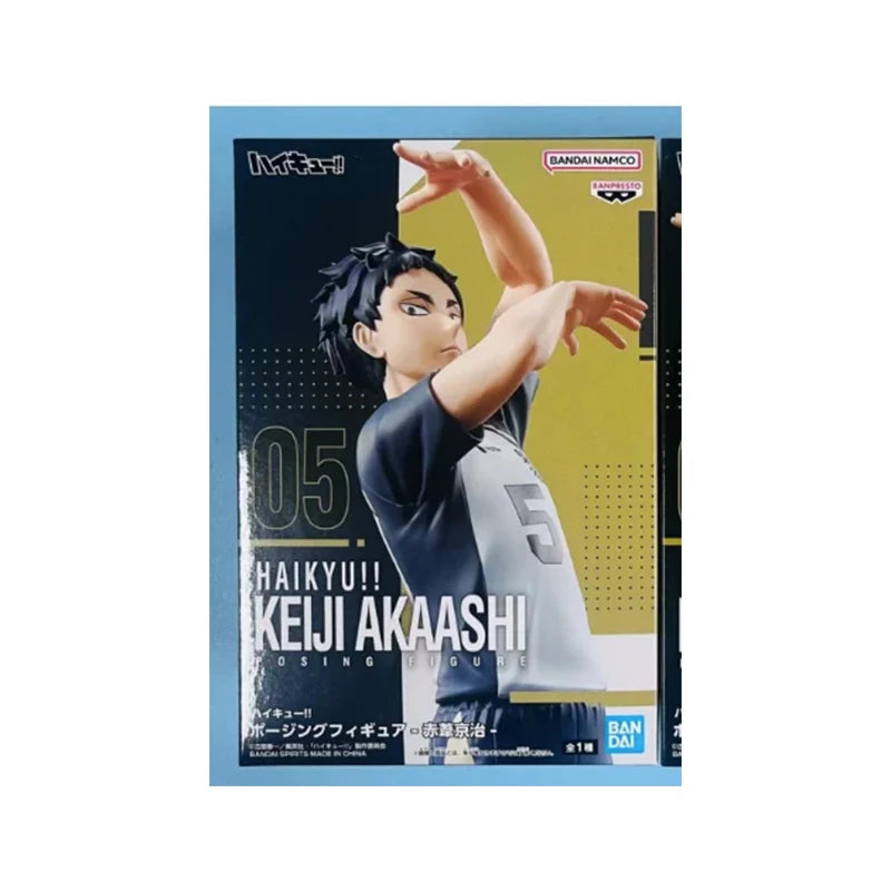 Original In Stock Banpresto Haikyuu!! Posing Figure Keiji Akaashi Kotaro Bokuto Anime Action Figure Model Boxed Toy Gift Genuine