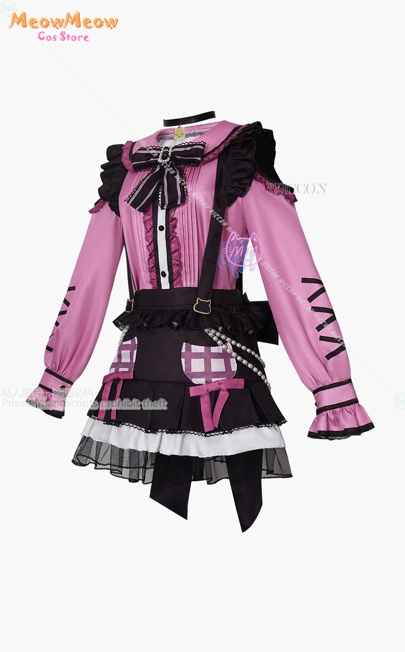 Bangdream Roselia Yukina Minato Costume Polyester Set