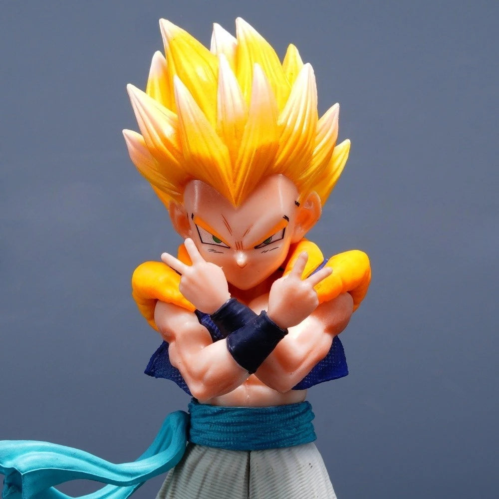 15cm Super Saiyan Gotenks Dragon Ball PVC Action Figure Desktop Ornament Model Toy Gift