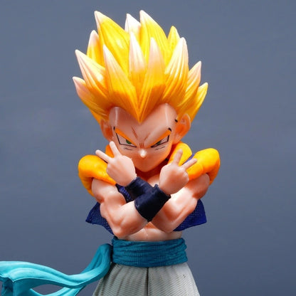 15cm Super Saiyan Gotenks Dragon Ball PVC Action Figure Desktop Ornament Model Toy Gift