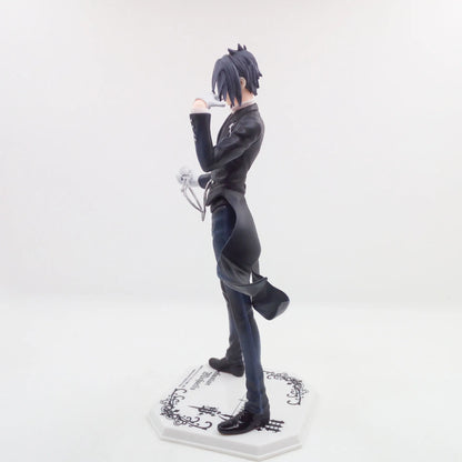 20CM Anime Black Butler Kuroshitsuji Sebastian Michaelis Figure 1/8 Animation Model Toy Gift Collection Action Figure PVC