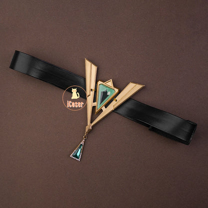 Genshin Impact Nefer Cosplay Costume Wig Dress Uniform Outfit Headwear Carnival Halloween Party for Women Girls Accessory iCoser