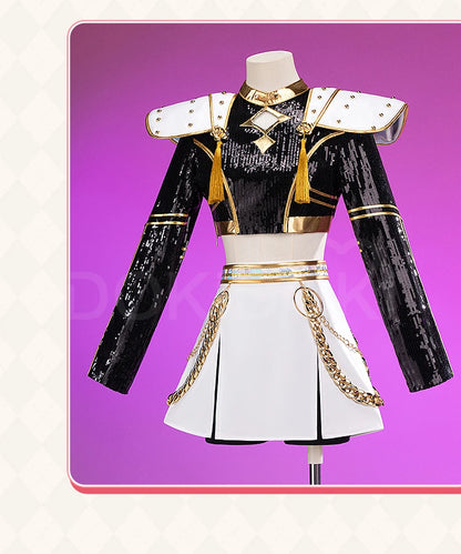 【Last Batch】IN STOCK Zoeyy Miraa Rumii Cosplay Costume【XS-3XL】DokiDoki-N Golden Costume Zoeyy Miraa Rumii Cosplay Plus Size