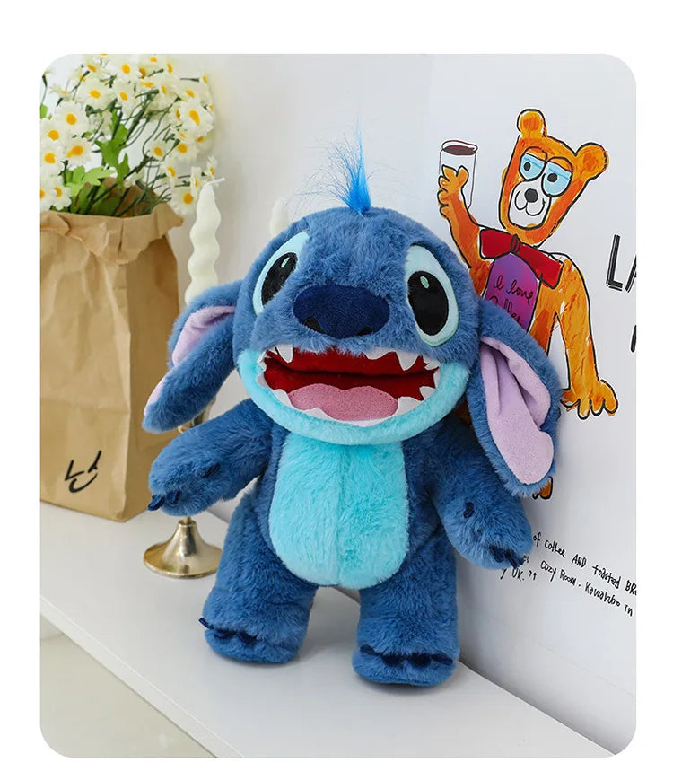 Disney Lilo & Stitch Plush Toys Kawaii Anime Plushie Dolls Open Mouth Stitch Soft Pillows Stuffed 30-60cm Gifts for Childrens