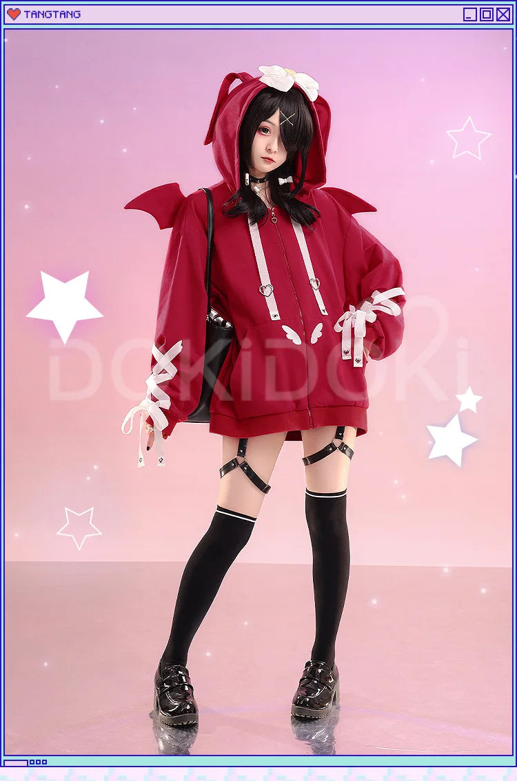 IN STOCK Ame chan Cospaly Costume Game Needy Streamer Overload Cosplay DokiDoki-SR Ame-chan Cospaly Women Causal Wear Costume