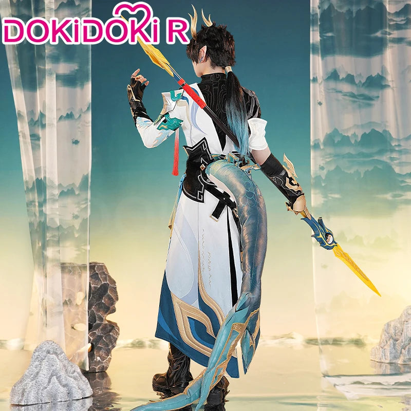 Dan Heng IL Permansor Terrae Cosplay Costume Game Honkai: Star Rail【S-3XL】DokiDoki-R Danheng Tail Halloween Cosplay Plus Size