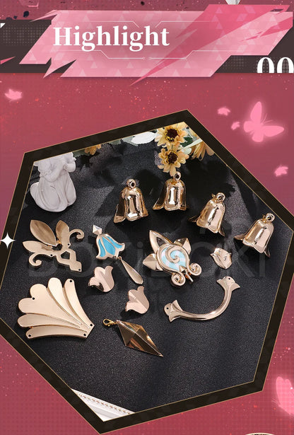 IN STOCK Hyacine Cosplay Costume Game Honkai: Star Rail DokiDoki-SR HSR Women Cute Amphoreus Hyacine Cosplay Wig