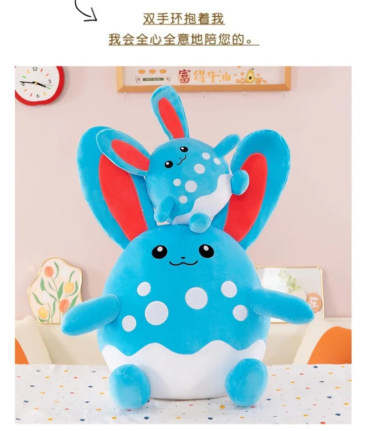 35/50/70cm Big Size Pokemon Azumarilla Anime Plush Stuffed Doll Room Decoration Plushies Kawaii Pillow Ornaments Children's Gift