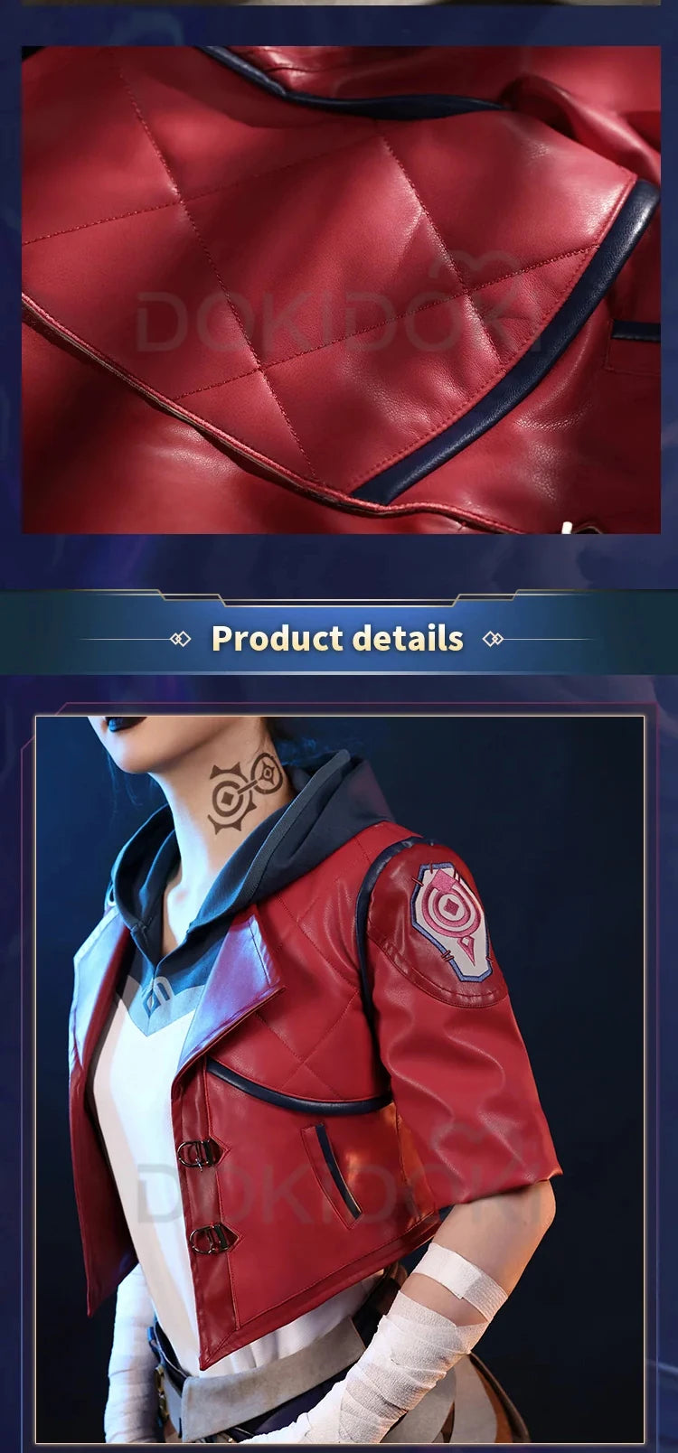 IN STOCK Vii Cosplay Costume Game Cosplay【S-2XL】DokiDoki-SR Cosplay Costume Plus Size Vii Cosplay Costume