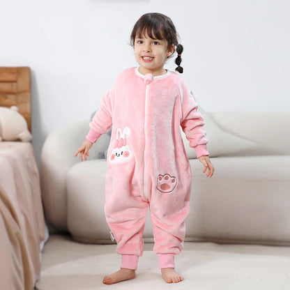 Baby Rompers Newborn Boy 6 to 9 12 18 Months Winter Warm Flannel Baby Girl Romper Toddler Kids Clothes One Piece Pajama Bodysuit