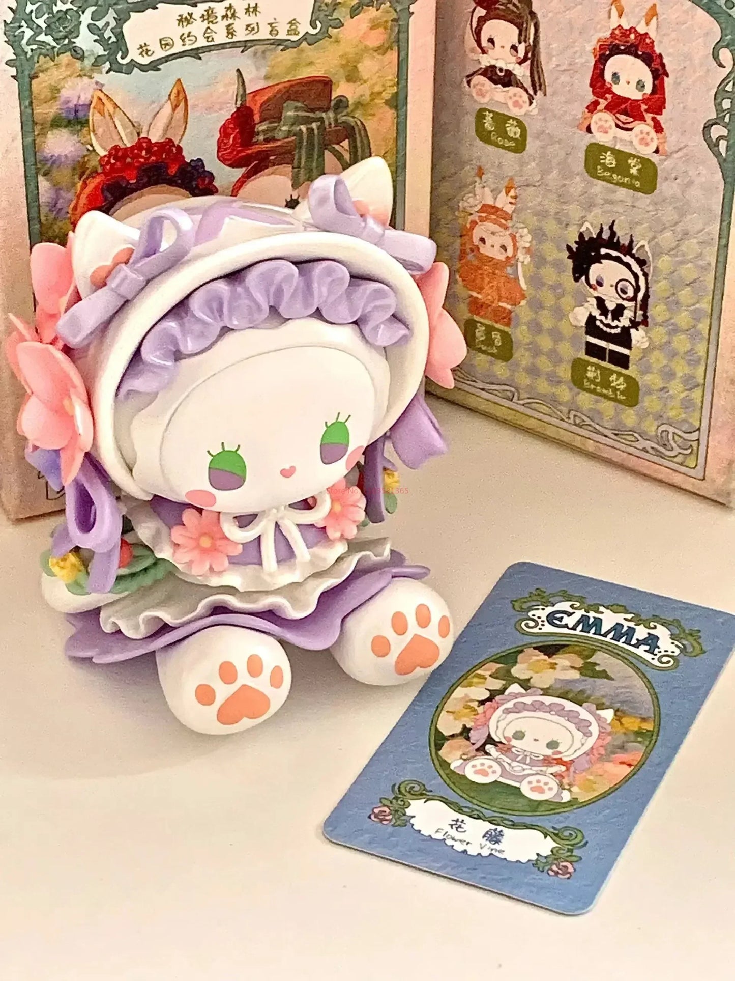 Emma Secret Forest Garden Dating Series Blind Box Toys Kawaii Anime Figure Mystery Box Model Toys Ornament Girls Surprise Gift