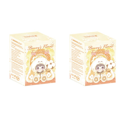 Yooki 400% Bunny'S Florall Fragments Series Vinyl Blind Box Doll Accompany Soft Plush Doll Mystery Box Desktop Ornament Toy Gift