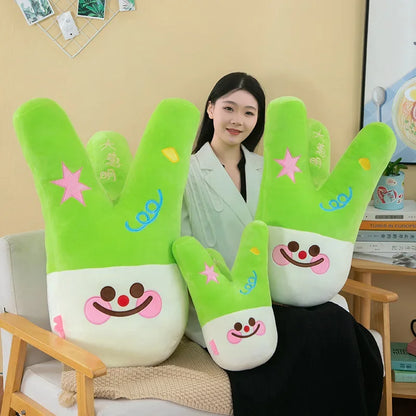 New 40-60cm Creative Cute Scallion Bright Pillow Large Cloth Doll Plush Toy Sleeping Doll Children's Girl Birthday Gift
