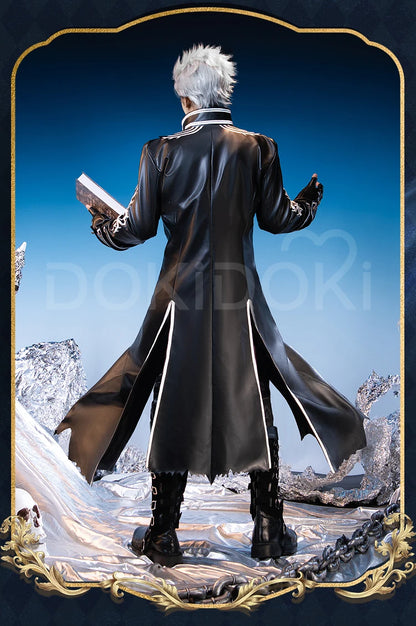 IN STOCK Vergil Cosplay Cotsume Game Cosplay【S-3XL】DokiDoki-R Vergil Nelo Angel Slayer Men Halloween Plus size