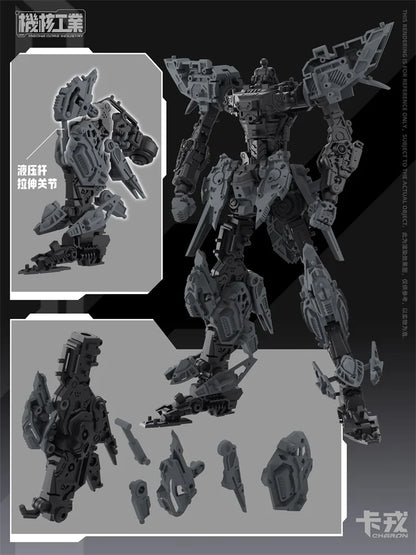 1/100 Charon JH-001 Series Action Figure Mecha Warrior Fully Poseable High Detail Collectible Assembly Model Toy Surprise Gift