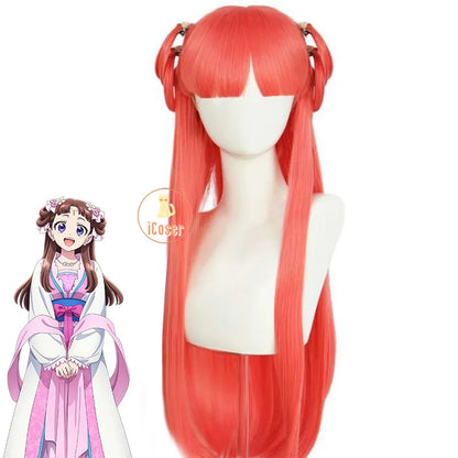 Anime The Apothecary Diaries Lishu Cosplay Costume Wig Dress Earrings Headwear Hanfu Kusuriya No Hitorigoto for Women Girls Cos