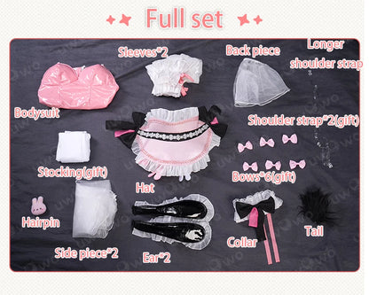 IN STOCK UWOWO HalfordD Cosplay Game Azurr Lanee Halfordd Bunny Cosplay Costume Sexy Costume Halloween Costume