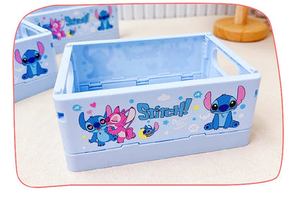 New Stitch Folding Storage Box Interstellar Baby Stitch Stacking Music Desktop Stationery Storage Rack