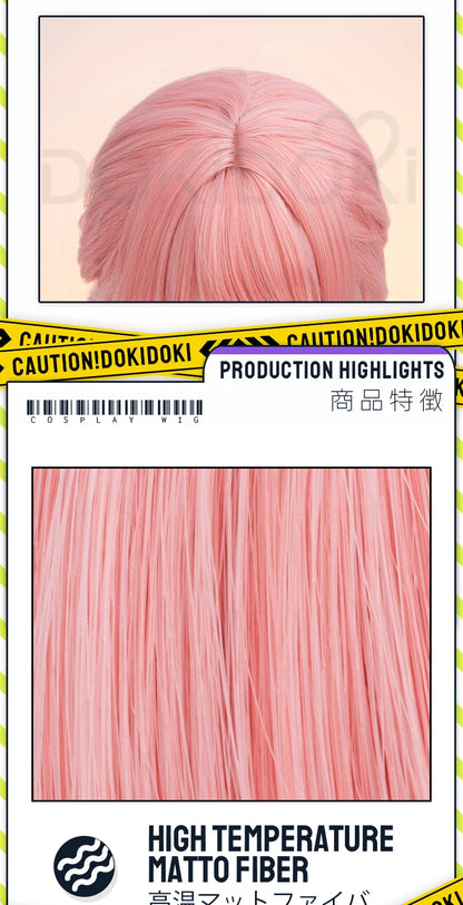 IN STOCK Nikki Cosplay Wig Game Infinity Nikki DokiDoki Women 80cm Long Pink Wig Nikki Cosplay Lolita Wig Free Cap