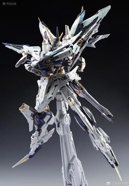 Original Infinite New Star 1/100 Aurora Imperial Dawn Knight Troops Alloy Die Casting Frame Model Halloween Gift