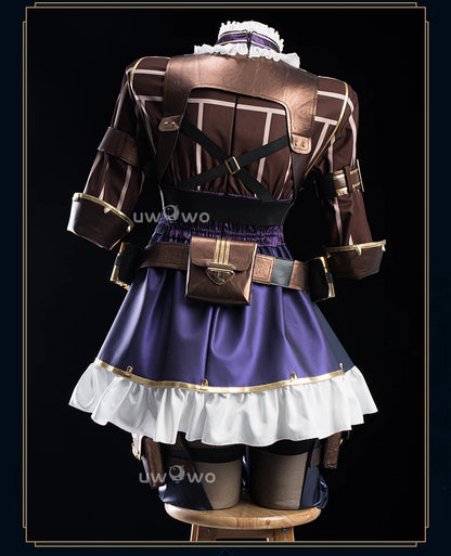 LAST BATCH UWOWO Caitlyn  Cosplay Game LOL: Caitlyn Sheriff of Piltover Cosplay Costume With Hat Halloween Costume