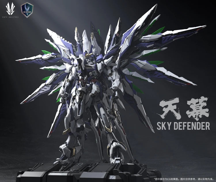 Einta Industries Sky Defender Level-Ultimate NPCM-017 1/72 Oversize PVC Mecha Model Kit Assembling Toy