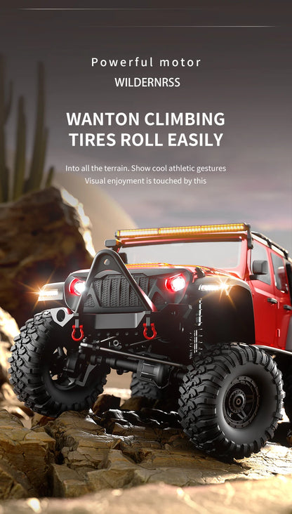 1/10 RC Car HB RTR R1011 Remote Control Vehicle 2.4G Full Proportional Rock Crawler LED Light 4WD Off-Road Climbing Truck Toys