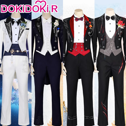 Sylus Rafayel Xavier Zayne Cosplay Costume Game Love and Deepspace【XS-2XL】DokiDoki-R Men Sylus Rafayel Wedding Suit Plus Size
