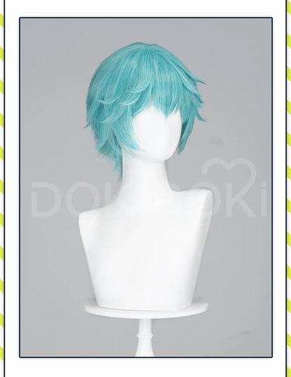 IN STOCK MIKUOO Mikuu Wig Game Cosplay DokiDoki Men 35cm Short Hair Rabbit Hole Men Ver Free Wig Cap