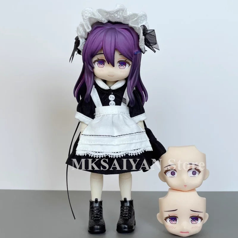 Doki Doki Literature Club! Yuri Anime Figure #2283 Kwaii Q Ver. PVC Action Figure Model Joint Doll Toys Gifts