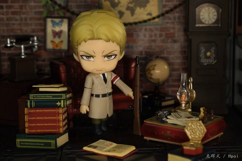 10cm Attack on Titan Anime Figure #1893 The Armored Titan Reiner Braun Action Figure Eren Jaeger Figurine Collection Model Toys