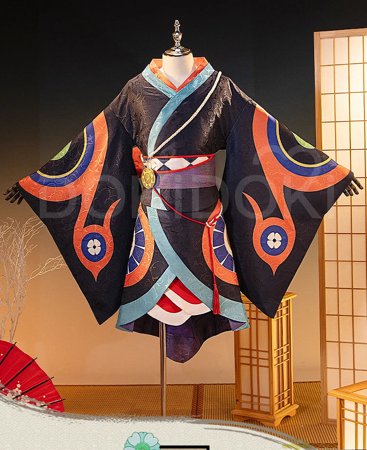 IN STOCK Kusuriuri Cosplay Costume Anime Mononoke【S-3XL】DokiDoki-R Men Kimono Costume Kusuriuri Cosplay Halloween