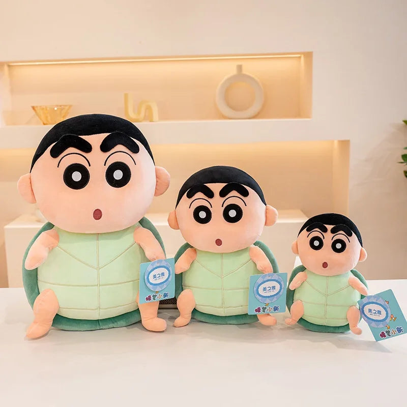 40cm Penguins Crayon Shin Chan Plush Toy Kawaii Tortoise Shin Chan Plushies Soothing Doll Cartoon Japanese Style Doll Gifts Gir